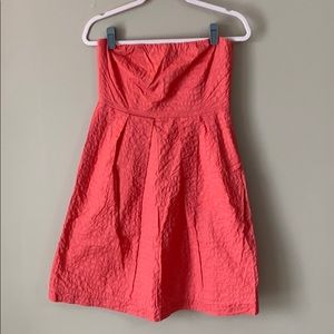 Jcrew strapless dress with pockets